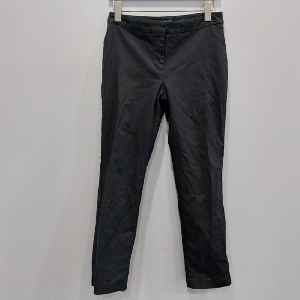 Nic + Zoe Black Straight Leg Trousers Size 4
